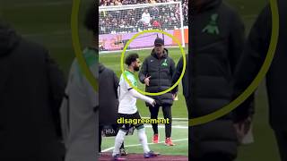 Klopp and Salah argument 😬 [upl. by Dicks]