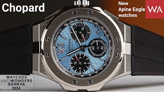 CHOPARD Alpine Eagle watches presented at Watches and Wonders 2024 [upl. by Nitaf]