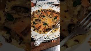 Omelette aux champignons de saison 🍄 et saumon fumé Ce 18 octobre dès 17h30 sur Gourmandises TV 😋 [upl. by Richelle]