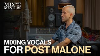 Illangelo mixing vocals for Post Malone  Sneak Peek [upl. by Balbinder]