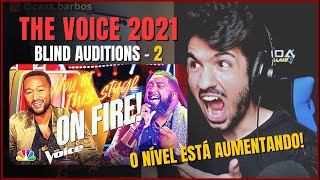 ANALISANDO THE VOICE USA O NÍVEL ESTÁ AUMENTANDO SEMANA 1 EP 2 [upl. by Xena]