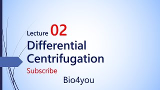 Differential Centrifugation  Lecture 02 [upl. by Cthrine]