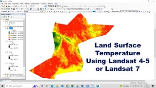 Land Surface Temperature LST Using Landsat 45 or Landsat 7 [upl. by Wilek]