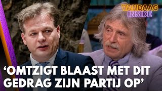 Johan Ik denk dat Pieter Omtzigt met dit gedrag zijn eigen partij opblaast  VANDAAG INSIDE [upl. by Chlo938]