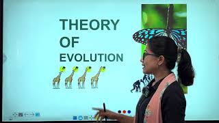 THEORY OF EVOLUTION LAMARCK amp CHARLES DARWIN [upl. by Yerhcaz]