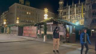 Wow  Party Over  Munich Germany After Christmas Markets Closed [upl. by Dibbell823]