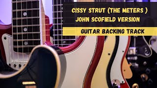 Cissy Strut  John Scofield Version  Guitar Backing Track [upl. by Inirt683]