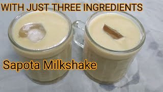 Sapota Milkshake In Just 2 Minutes  Summer Health Drinks Sapota Juice  Tamil Samayal [upl. by Akiaki171]