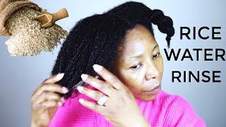 How to Make Rice Water for Hair Growth  Natural 4Chair [upl. by Hovey642]