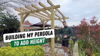 Building a Pergola in my Garden to Add Height [upl. by Karlens]