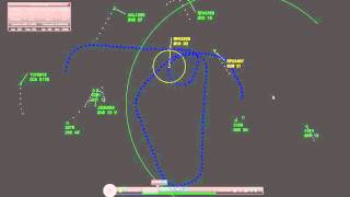 Near Miss at Reagan National Radar Replay and Air Traffic Control Audio [upl. by Idolla]