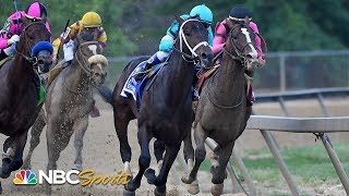 Preakness Stakes 2019 FULL RACE jockey John Velazquez thrown from horse  NBC Sports [upl. by Aural]