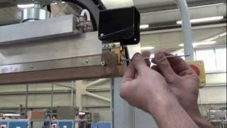 PULSA DG300  heat impulse sealer operation and welding jaws exchange [upl. by Annaitat]