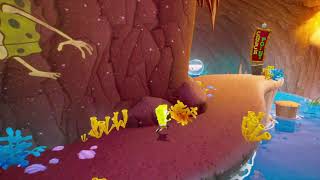 SpongeBob Battle For Bikini Bottom  Rehydrated Playthrough Part 14 Spelunking in The Sea Caves [upl. by Phippen]