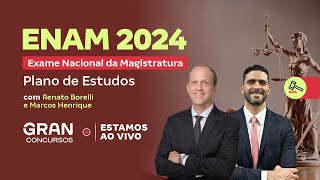 I ENAM 2024  Plano de Estudos para o Exame Nacional da Magistratura [upl. by Luapnoj72]