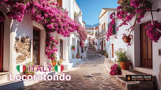 Locorotondo ITALY 🇮🇹 Italian Town Tour 🌞 Most Beautiful Towns and Villages in Italy 🍷 4k video walk [upl. by Cyprus418]