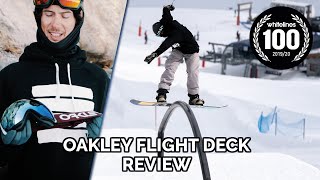 Oakley Flight Deck Review  The Best Snowboard Goggles 20192020 [upl. by Arait]