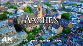 AACHEN 🇩🇪 Drone Aerial Drohne 4K  Aken AixlaChapelle Germany Deutschland [upl. by Shaine851]