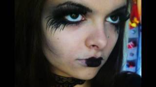 Dramatic Goth Costume Makeup [upl. by Noonan]