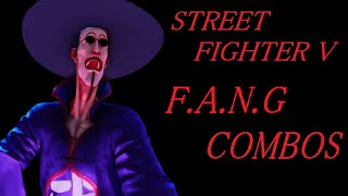 STREET FIGHTER V FANG COMBOS【SFV ファン コンボ】 [upl. by Emory]