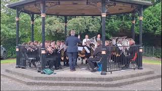 Dunmore Silver Band  Scarva Band Stand 30th June 2024 14 [upl. by Aicak]