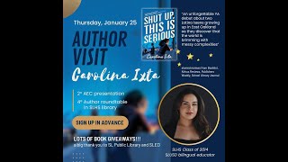 Carolina Ixta Author Visit to SLHS [upl. by Ttirrej]