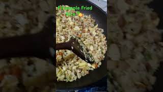 Simple Pineapple Fried rice cooking pineapplefriedrice yummyfoood cravingsatisfied shortvideo [upl. by Repmek]