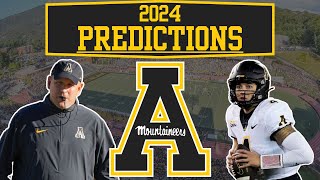 2024 Appalachian State Football Predictions [upl. by Ahcsrop]