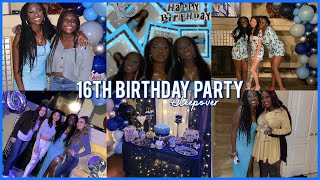 16TH BIRTHDAY PARTY VLOG  GRWM💙  LifeWithTrin [upl. by Rentschler90]