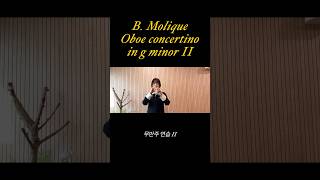 오보에 무반주 연습 II  B Molique  Oboe concertino in g minor shorts [upl. by Booker]