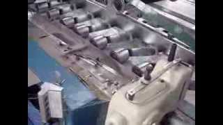 QF 850 Auto Cutting and Sewing Machine for pp woven bag [upl. by Lleral]