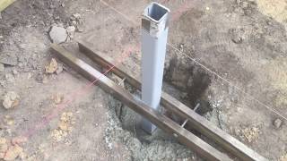 House restumping in Brisbane How to fit steel posts part 4 [upl. by Knight]