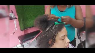 Como Colocar Boho Braids método de crochet individuais How to do Boho Crochet braids bohobraids [upl. by Aceissej488]