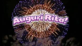 GIF Buon Onomastico Rita Tanti Auguri 🎉 22maggio santarita [upl. by Primaveras43]