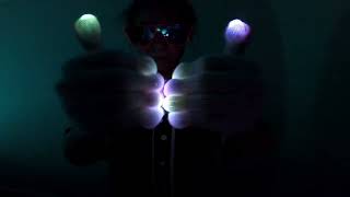 LED Gloving Performance to ‘Blow the Speakers’ by INTERLINK  Performed by Blurrlightshows [upl. by Ylrebmyk]