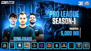 FREE FIRE PRO LEAGUE SEASON1 SEMI FINAL STAGE Pahadigamingabjontyfreefireesport [upl. by Yanehs]