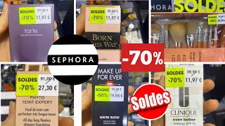 SEPHORA ‼️70 SOLDES 2022💯🌟الصولد70 في الماركات العالمية 🚨سيفورا [upl. by Philine533]