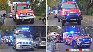 FLORIAN MESSE 2024 🚒  VIELE EINZIGARTIGE NEUFAHRZEUGE  ABSCHIEDSKONVOI [upl. by Lemrahc]