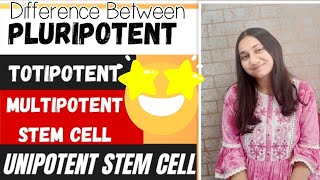 Stem Cell Types Totipotent Pluripotent Multipotent Unipotent Made Easy 😎 [upl. by Eninaj]