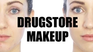 DRUGSTORE MAKEUP TUTORIAL  EASY EVERYDAY LOOK [upl. by Eynahpets]