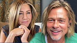 Brad Pitt amp Jennifer Aniston reunited Pictured for Fast Times At Ridgemont High live table read [upl. by Aiyekal]