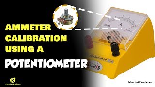 How to calibrate an ammeter using a potentiometer Potentiometer calibration of ammeter Kisembo [upl. by Artair]