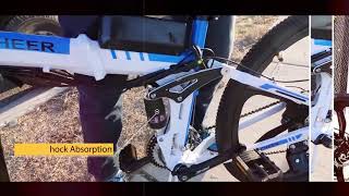 ANCHEER ANEB002 FOLDING ELECTRIC MOUNTAIN BIKE [upl. by Rebeka677]