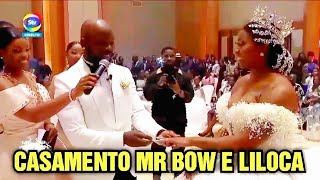 CASAMENTO DO MR BOW E LILOCA Salvador e Luisa Troca de anéis Já Sabes [upl. by Celeski243]