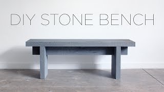 DIY Stone Bench [upl. by Veleda]