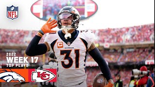 Denver Broncos Top Plays vs Kansas City Chiefs  2022 Regular Season Week 17 [upl. by Ahsimet]