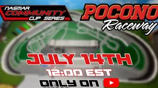 NASMAR COMMUNITY CUP SERIES  Pocono 2024 Commercial 1 [upl. by Durtschi]