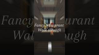 Fancy restaurant BLOXBURG [upl. by Annaer]