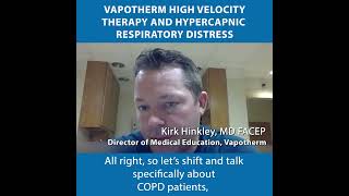 Vapotherm High Velocity Therapy and Hypercapnic Respiratory Distress [upl. by Notslah]