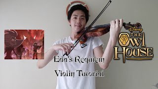 Edas Requiem  Raines Rhapsody Violin Tutorial [upl. by Carolann]